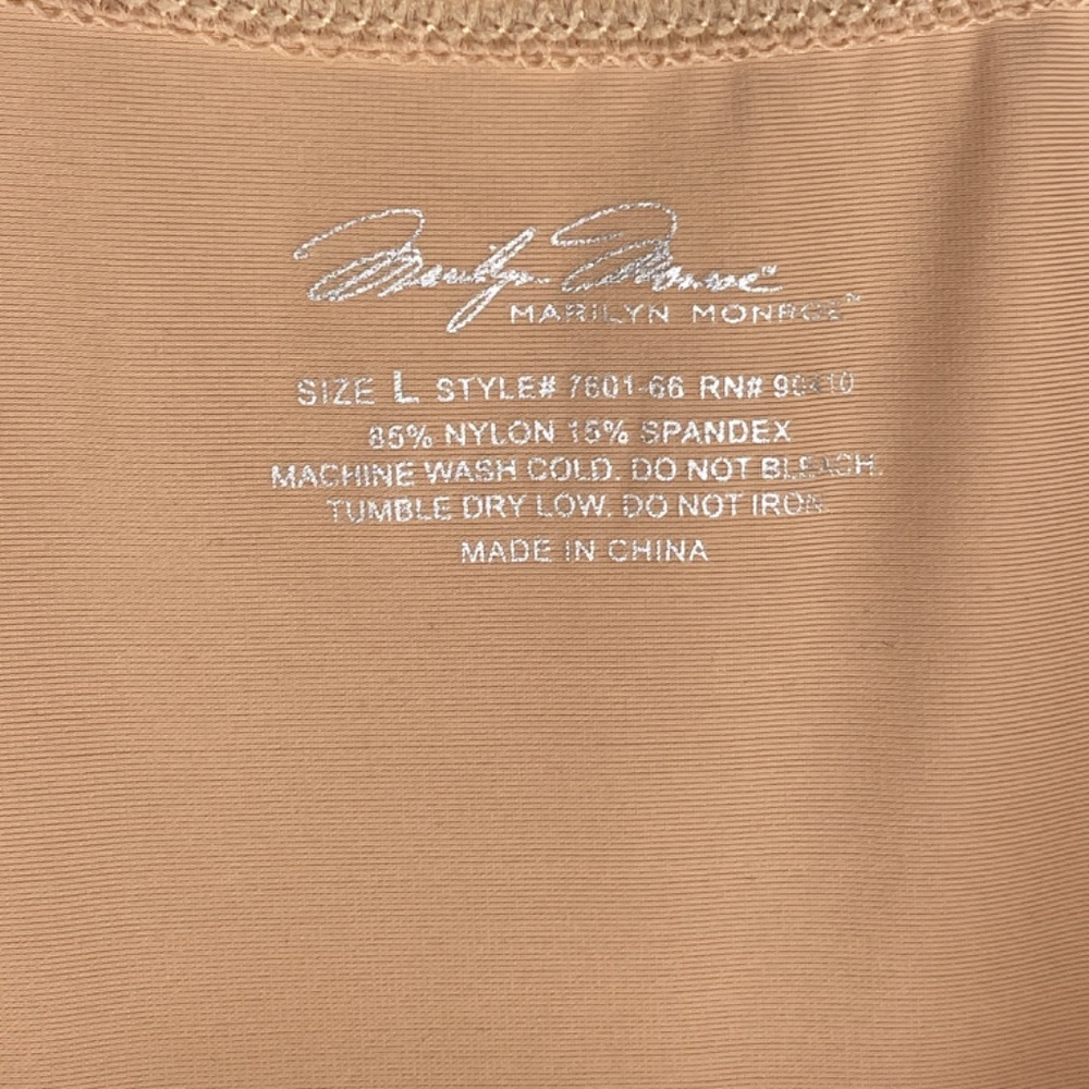 Marilyn Monroe Nude Shaping Seamless Slip Sz Lg - Picture 2 of 4